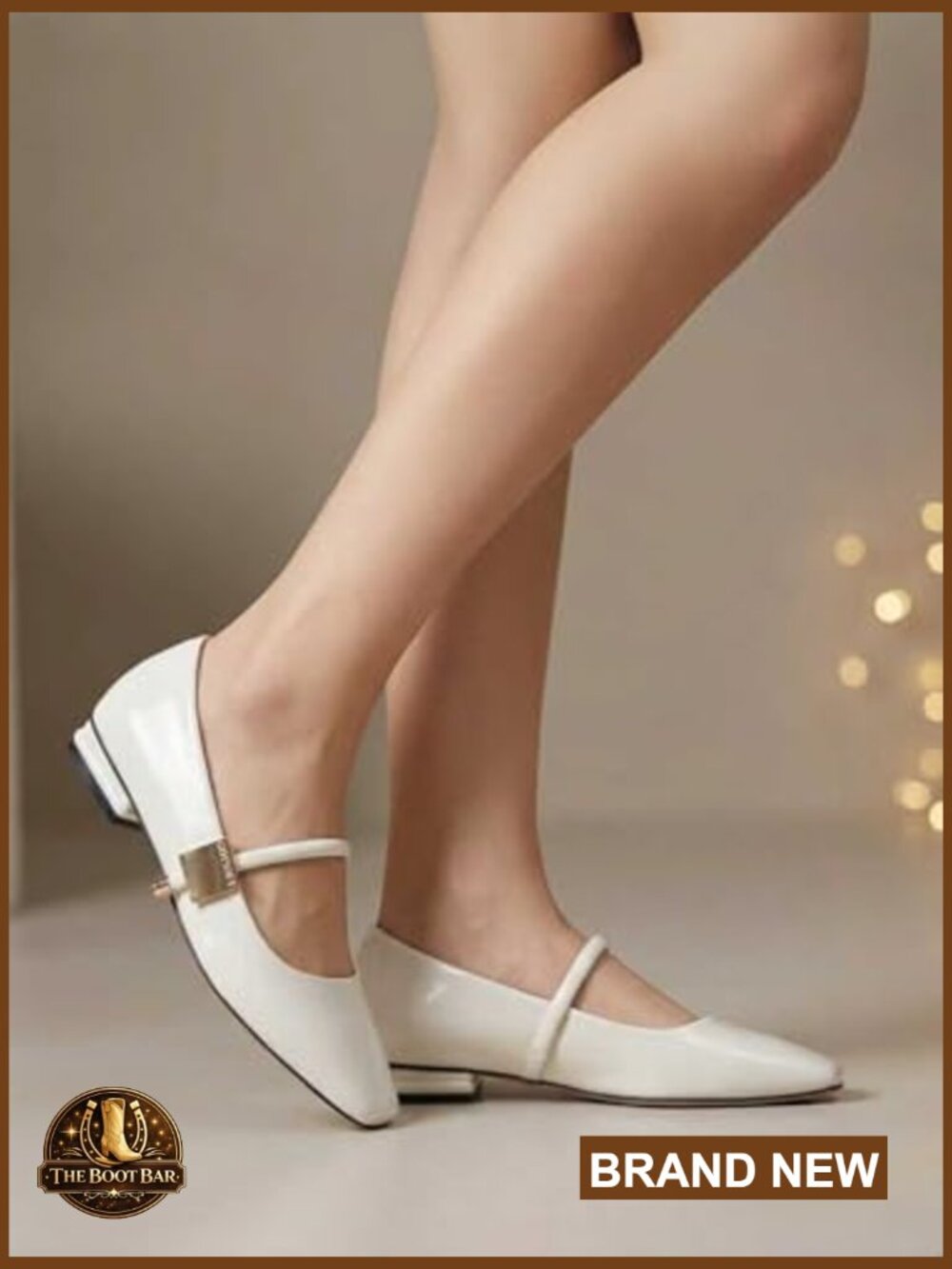Mary Jane Flats Square Toe Ballet Slip On Comfortable Dress Shoes - Picture 2 of 7